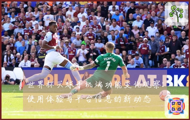 世界杯买球手机端功能变化观察：使用体验与平台信息的新动态